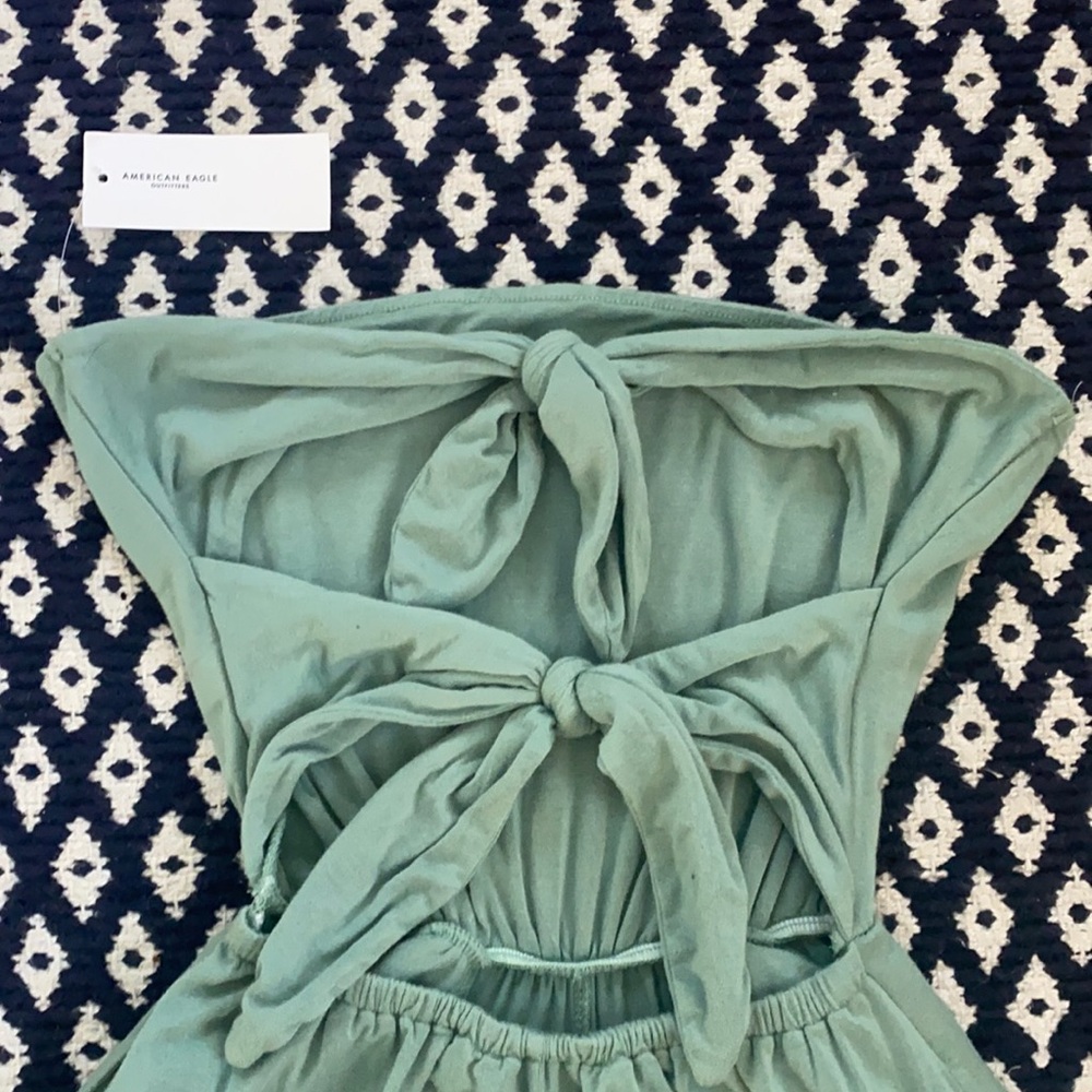American Eagle strapless open bowed back Jumper never worn